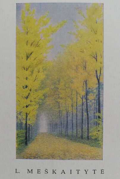 Gleznotāja Lidija Meškaitite 