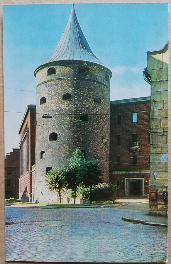 Latvija foto 1974. gads. Rīga. Pulvera vai Smilšu tornis. 9x14 cm.