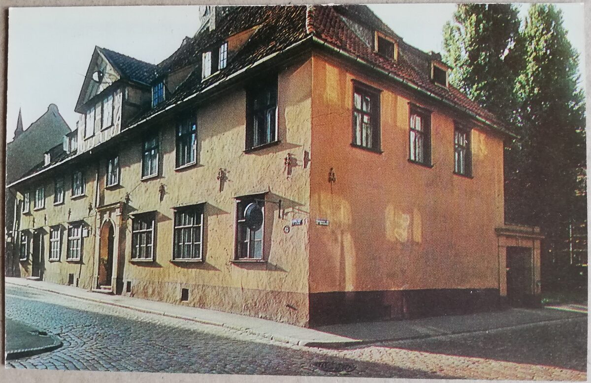 Latvija foto 1974. gads. Rīga. Dzīvojamās ēkas Mazā Pils ielā. XVIII gs. 14x9 cm.