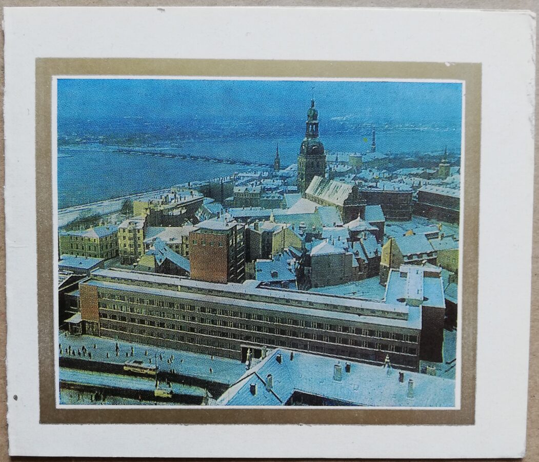 Latvijas PSR foto. Rīga. Rīgas panorāma. 1979. gads 10,5x9 cm.