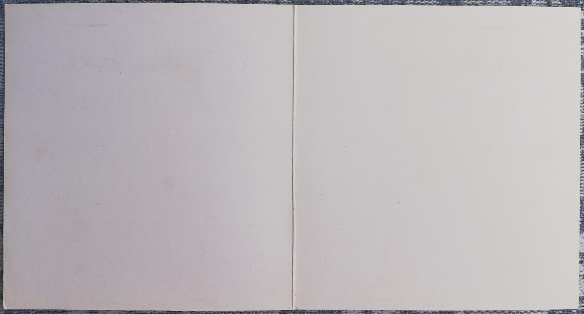 Pīts grozs ar neļķēm 1988 ziedi 10,5x11 cm Latvijas pastkarte  