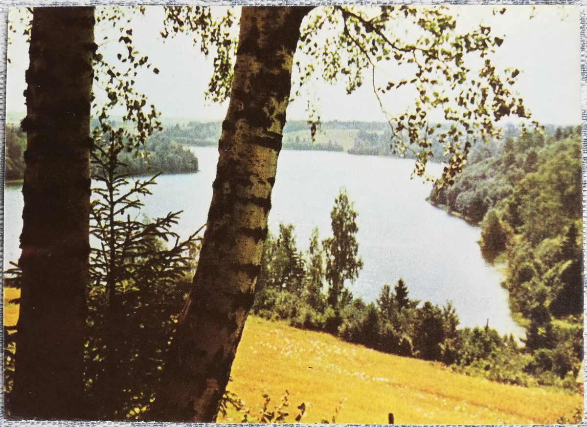 Latgales ainava 1963 Latvija 14x10,5 cm pastkarte  