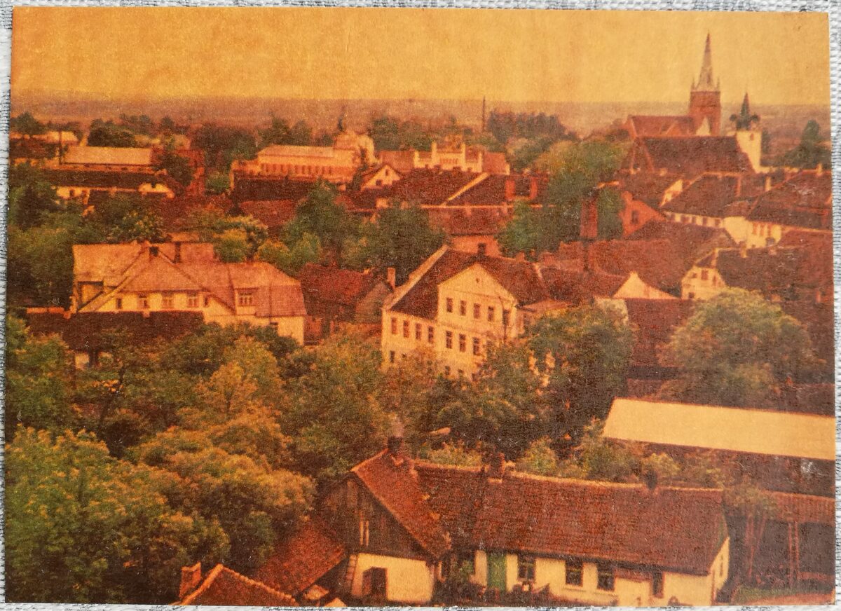 Kuldīga 1968 Latvija 14x10 cm pastkarte  