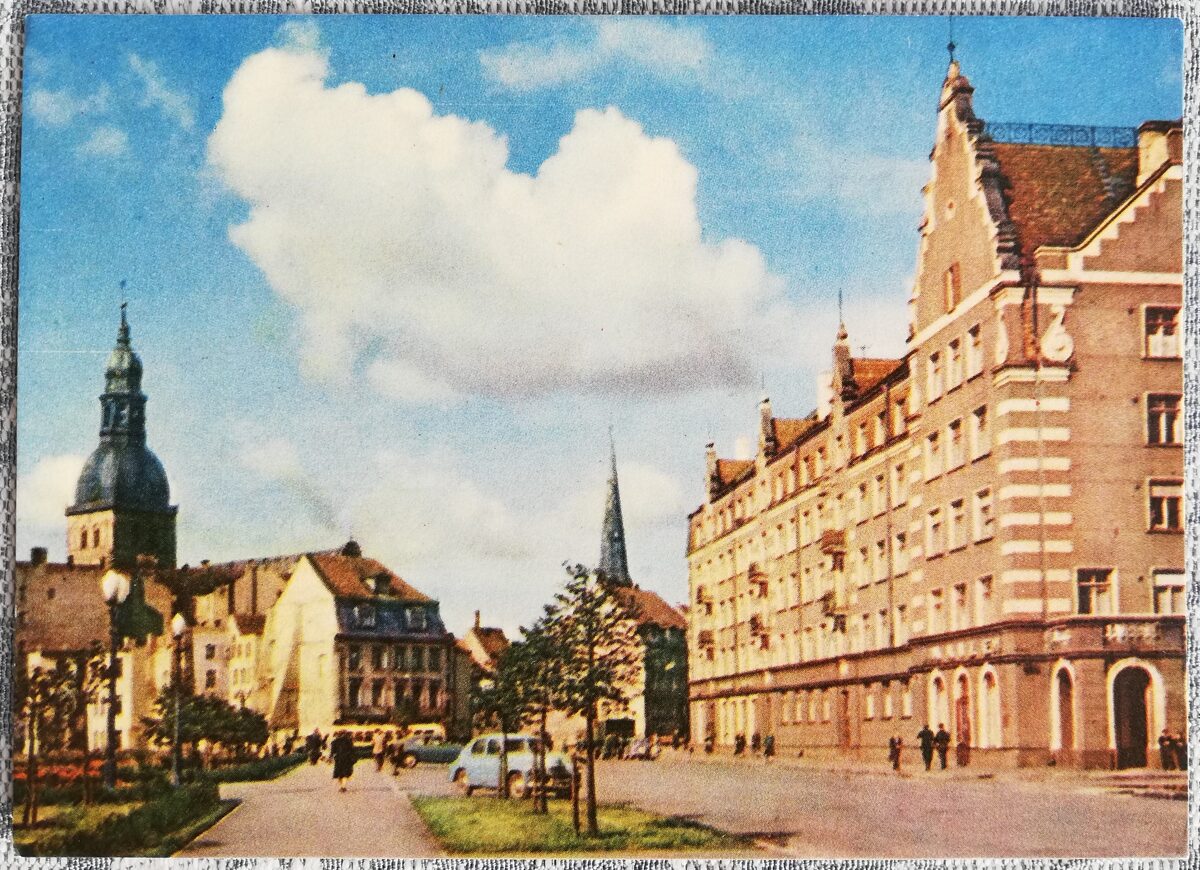 Vecrīga 1968 Rīga 14x10 cm Latvijas pastkarte JT00433   