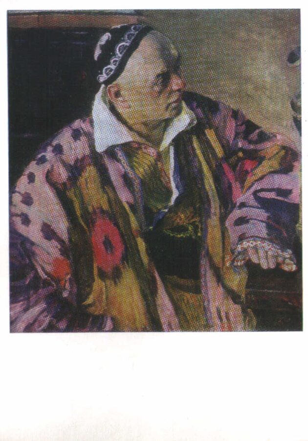 Mikhail Nesterov Postcard from 1988. Portrait of A. V. Shchusev. 10.5x15 cm