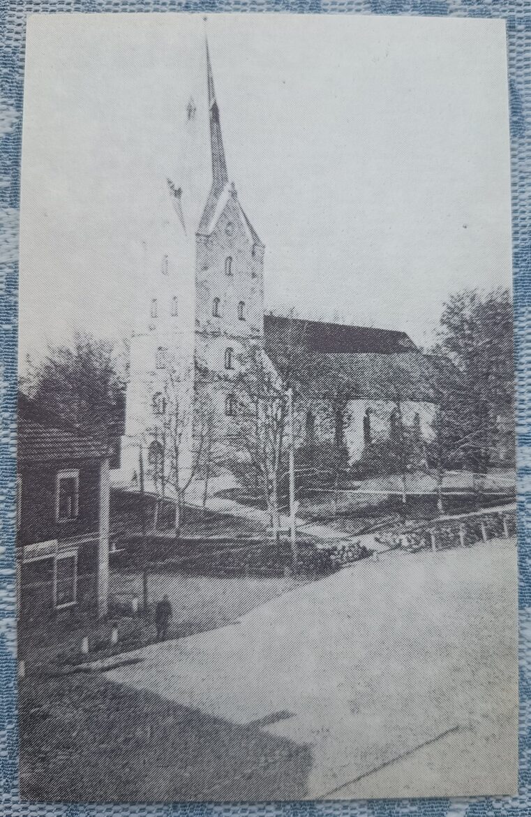 Dobele Evangelical Lutheran Church 1997(*) Dobele 8x13 cm postcard Latvia  