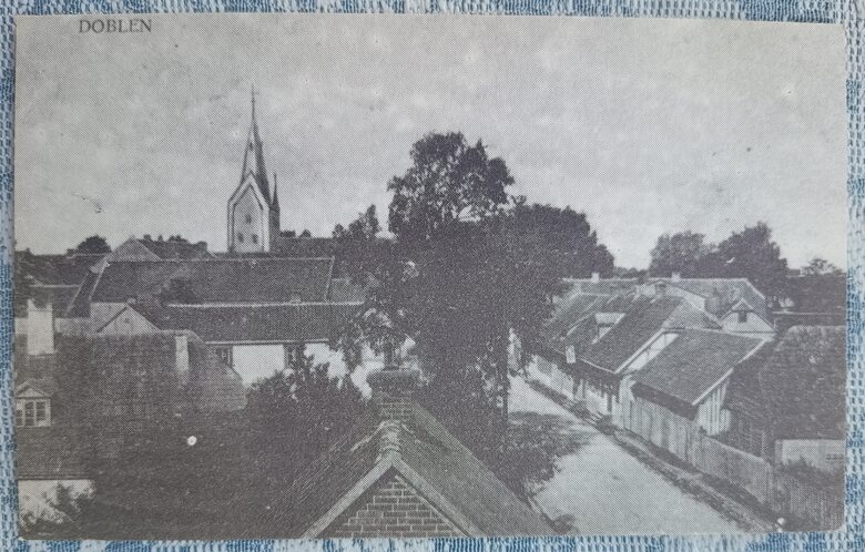 Bijušais ceļš uz Zaļo muižu un Krimūnu staciju 1997(*) Dobele 13x8 cm pastkarte Latvija 