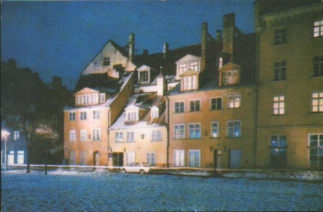 Latvijas PSR foto. Rīga. Skvērs Meistaru ielā. 1974. gads 14x9 cm.