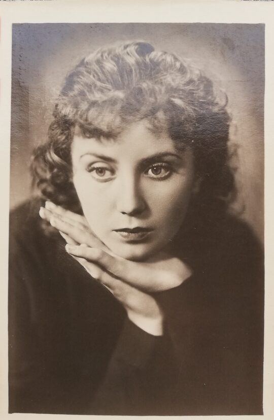 Elena Dobronravova 1960 Riga postcard 9x14 cm USSR actors   