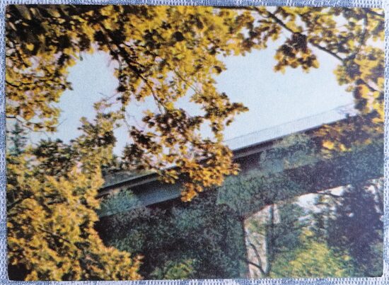 Pie Siguldas 1972 Latvija 14x10 cm pastkarte JT16185   