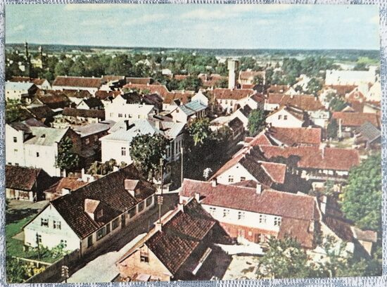 Kuldiga 1968 Latvia 14x10.5 cm landscape postcard JT00436  