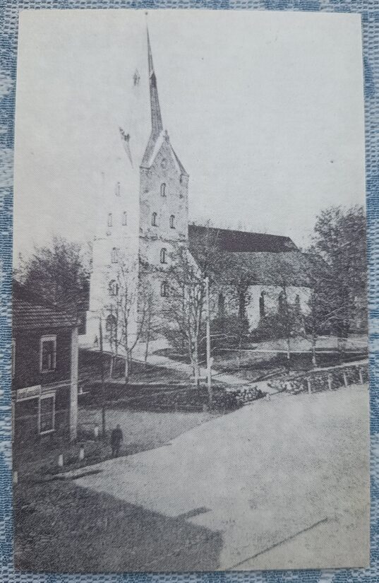 Dobele Evangelical Lutheran Church 1997(*) Dobele 8x13 cm postcard Latvia  