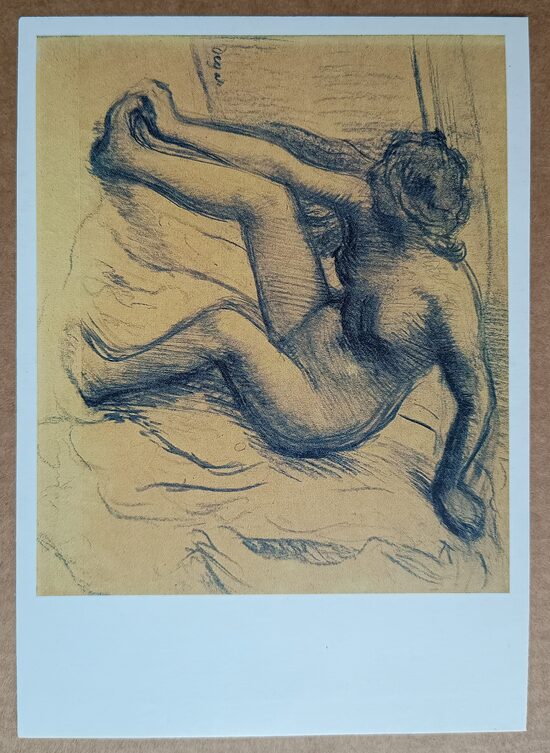 Pēc vannas 1987 Edgars Degā 15x10,5 cm  
