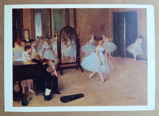 Ballet class 1978 Edgar Degas 15x10.5 cm  