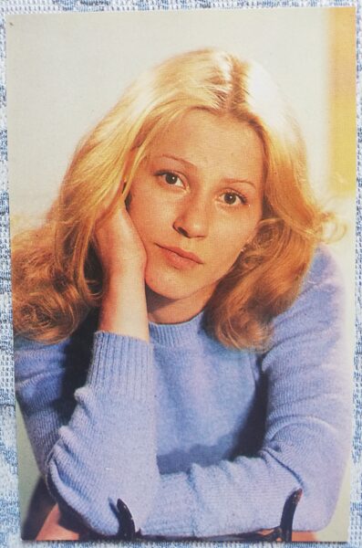 Anna Kamenkova 1980 Photo Soviet film actor 9x14 cm  