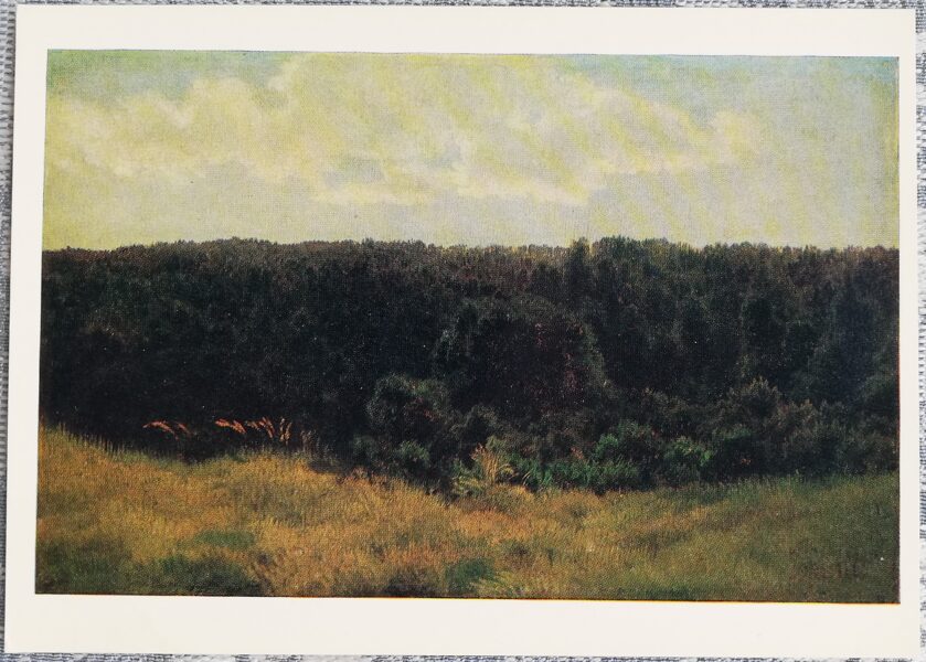 Ivan Shishkin 1981 "Forest" 15x10.5 cm USSR art postcard  