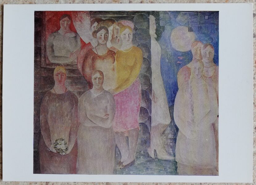 Ivans Sandirevs 1977 Baltās naktis 15x10,5 cm PSRS pastkarte  