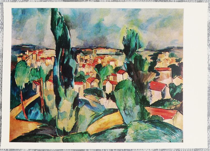 Moriss Vlaminks 1970 Suresnes pilsēta 15x10,5 cm PSRS mākslas pastkarte  