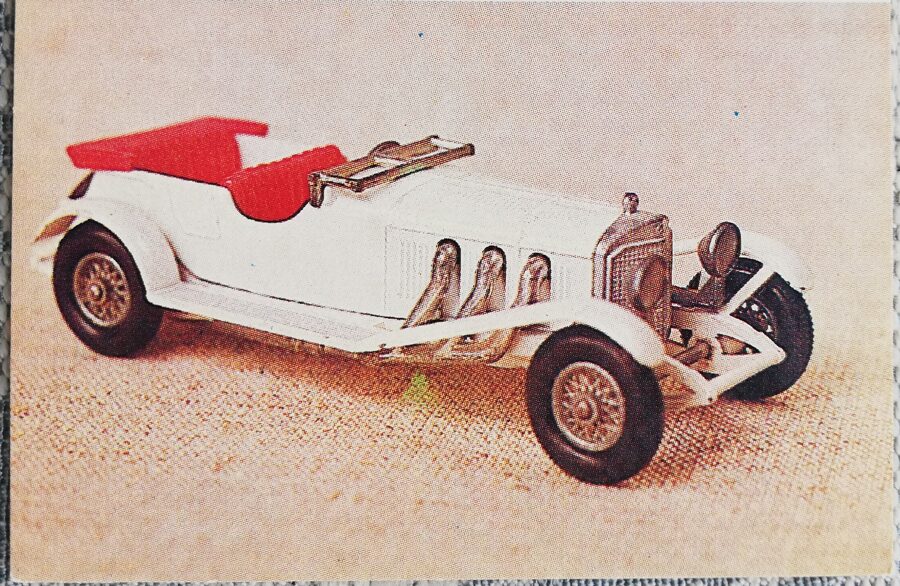 "Mercedes Benz 36/220 427 1928" 1987 visiting card 7x4.5 cm  