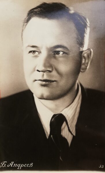 Boriss Andrejevs 1955 Foto Padomju kino aktieris 9x12,5 cm Dinamo   