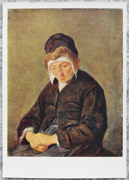 Adrians van Ostade 1960 Vecene 10,5x15 cm mākslas pastkarte PSRS  