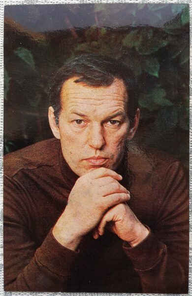 Regimantas Adomaitis 1984 actor photo films 9x14 cm USSR postcard  