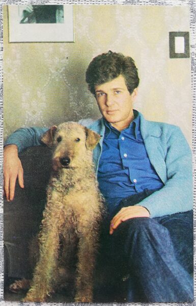 Igor Kostolevsky 1979 actor photo films 9x14 cm USSR postcard  