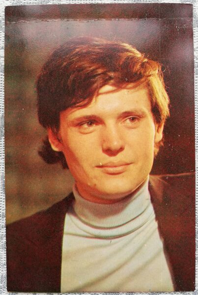 Boris Tokarev 1978 actor photo films 9x14 cm USSR postcard  