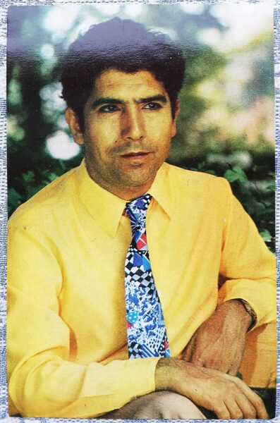 Khabibullo Abdurazzakov 1978 actor photo films 9x14 cm USSR postcard  