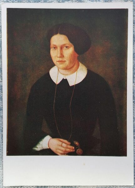 Cimzes portrets 1960 Jānis Roze 10,5x15 cm PSRS mākslas pastkarte  