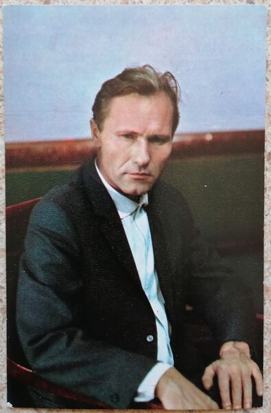 Vasily Shukshin 1973 actor photo films 9x14 cm USSR postcard   