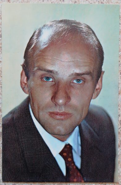 Anatoly Solonitsin 1972 actor photo films 9.5x14.5 cm USSR postcard  
