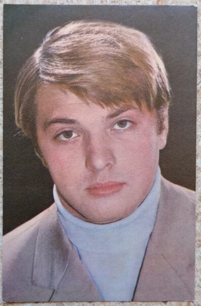 Boris Bystrov 1969 actor photo films 9.5x14.5 cm USSR postcard   