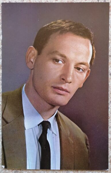 Vasily Lanovoy 1968 actor photo films 9.5x14.5 cm USSR postcard   