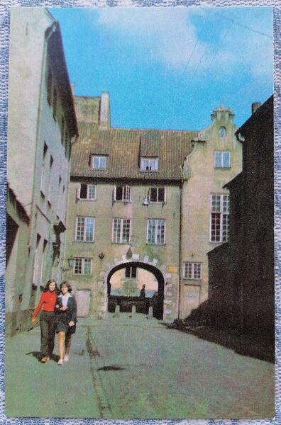 Riga, Swedish Gate 1977 postcard Latvia 9x14 cm  